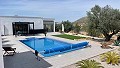 Villa casi nueva de 3/4 dormitorios con piscina, garaje doble y trastero. in Pinoso Villas