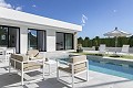 Modernas villas independientes con piscina privada, 3 dormitorios y 2 baños en parcela de 550 m2 in Pinoso Villas