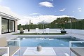 Modernas villas independientes con piscina privada, 3 dormitorios y 2 baños en parcela de 550 m2 in Pinoso Villas